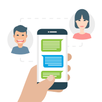 Illustration SMS marketing